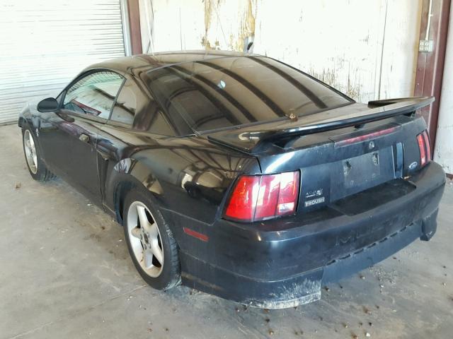 1FAFP40451F114452 - 2001 FORD MUSTANG BLACK photo 3