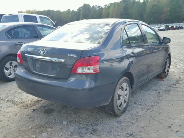 JTDBT923771035568 - 2007 TOYOTA YARIS GRAY photo 4