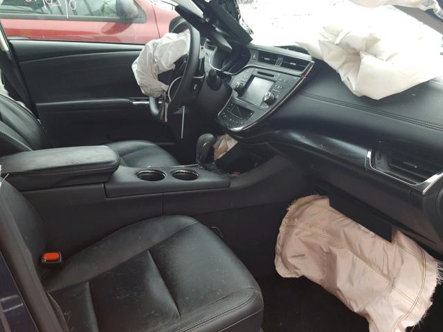 4T1BK1EB4JU282409 - 2018 TOYOTA AVALON XLE BLUE photo 5