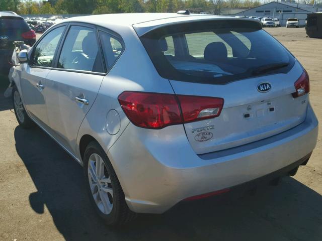 KNAFU5A21C5506453 - 2012 KIA FORTE EX SILVER photo 3