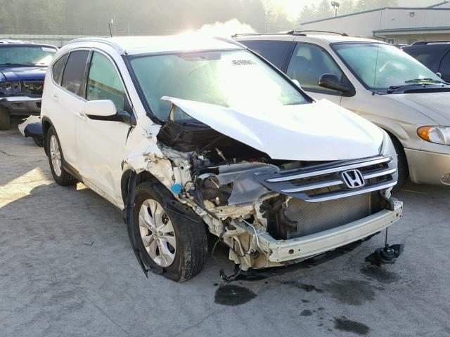 5J6RM4H78CL070542 - 2012 HONDA CR-V EXL WHITE photo 1