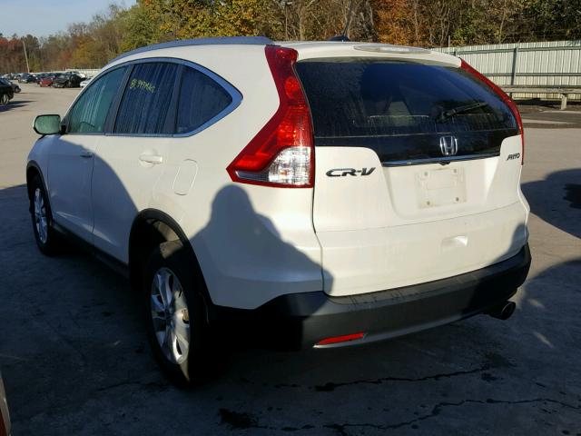 5J6RM4H78CL070542 - 2012 HONDA CR-V EXL 白色 照片 3