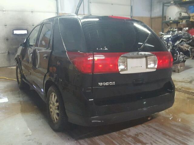 3G5DA03L77S502731 - 2007 BUICK RENDEZVOUS BLACK photo 3