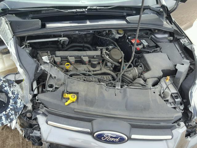 1FADP3F22EL191682 - 2014 FORD FOCUS SE GRAY photo 7