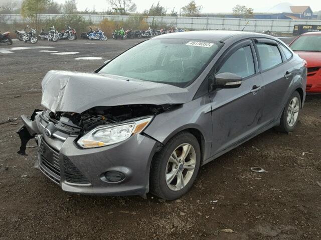 1FADP3F22EL154082 - 2014 FORD FOCUS SE GRAY photo 2