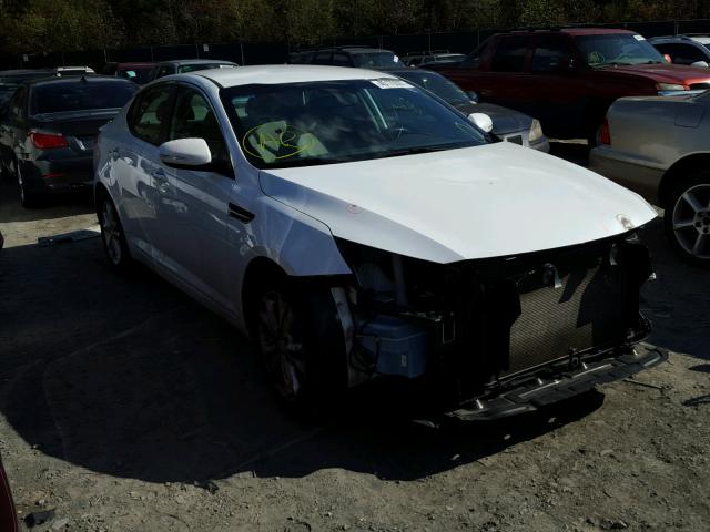 5XXGM4A71DG205479 - 2013 KIA OPTIMA LX WHITE photo 1