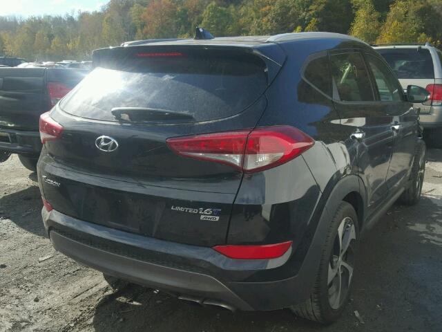 KM8J3CA24GU130620 - 2016 HYUNDAI TUCSON LIM BLACK photo 4