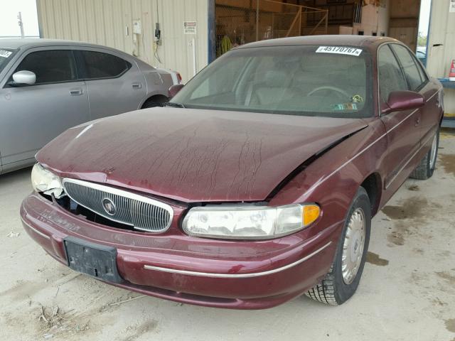 2G4WY52M1W1471891 - 1998 BUICK CENTURY LI BURGUNDY photo 2