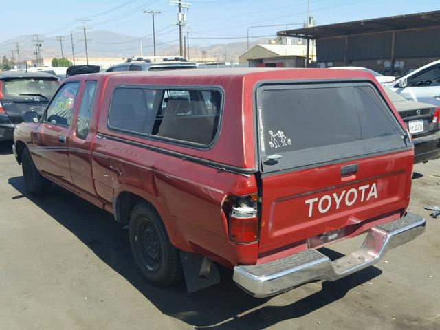 JT4VN93D5N5031863 - 1992 TOYOTA PICKUP 1/2 RED photo 3