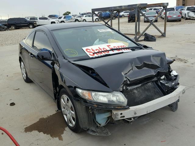 2HGFG12619H511949 - 2009 HONDA CIVIC BLACK photo 1