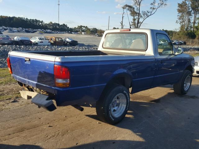 1FTCR10A8RTA54224 - 1994 FORD RANGER TWO TONE photo 4