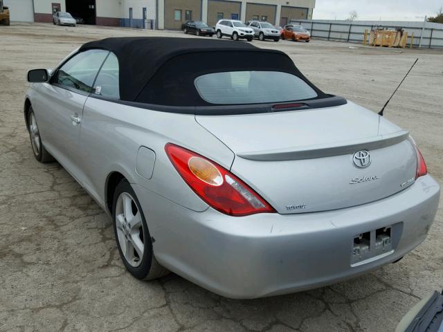 4T1FA38PX4U036010 - 2004 TOYOTA CAMRY SOLA SILVER photo 3