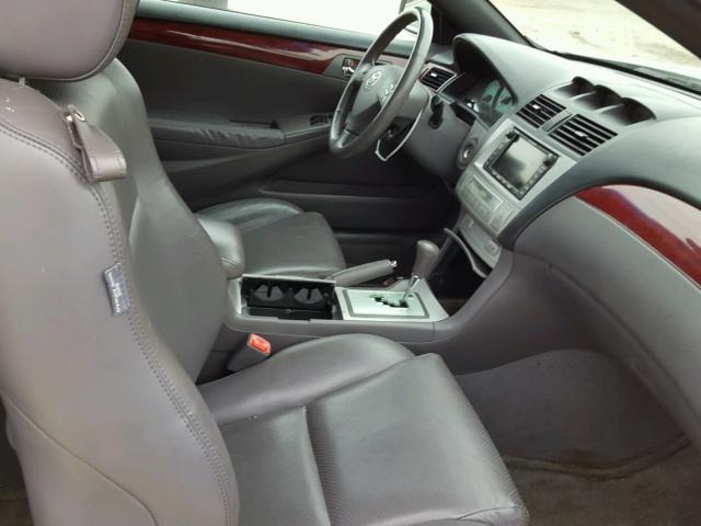 4T1FA38PX4U036010 - 2004 TOYOTA CAMRY SOLA SILVER photo 5