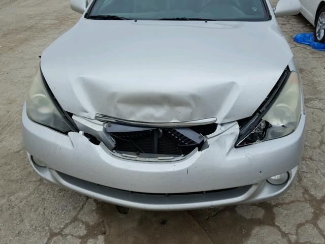 4T1FA38PX4U036010 - 2004 TOYOTA CAMRY SOLA SILVER photo 9