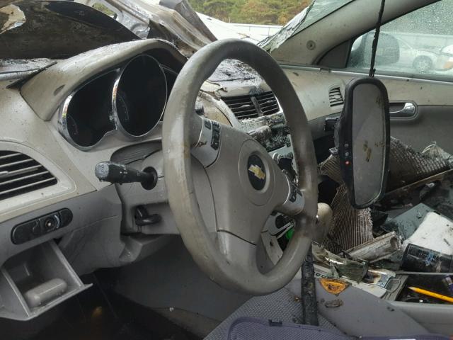 1G1ZH57B59F229670 - 2009 CHEVROLET MALIBU 1LT SILVER photo 9