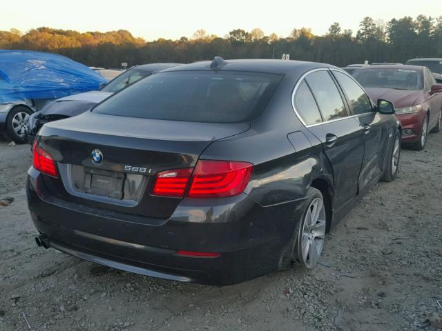 WBAFR1C51BC742743 - 2011 BMW 528 I GRAY photo 4