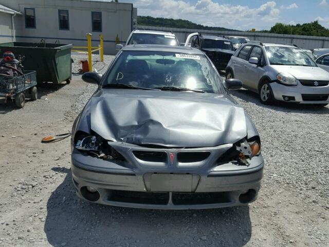 1G2NW12E05M167448 - 2005 PONTIAC GRAND AM G GRAY photo 9