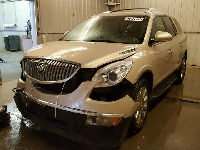 5GAKVDED3CJ128598 - 2012 BUICK ENCLAVE GOLD photo 2