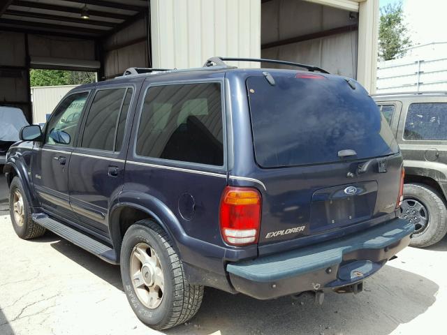 1FMZU85P2YZB68323 - 2000 FORD EXPLORER L BLUE photo 3