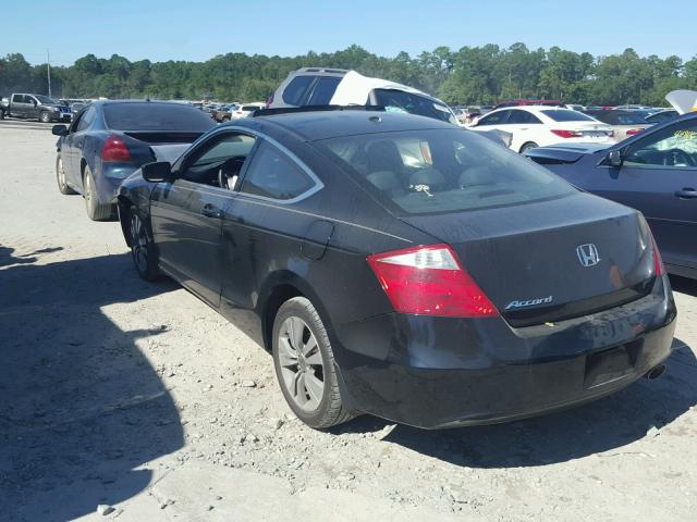 1HGCS12898A001719 - 2008 HONDA ACCORD BLACK photo 3