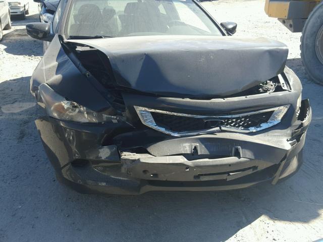 1HGCS12898A001719 - 2008 HONDA ACCORD BLACK photo 7