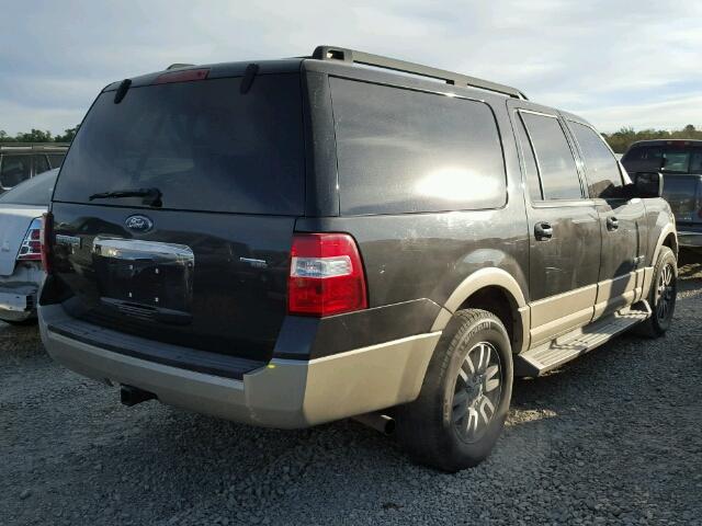 1FMFK17547LA41151 - 2007 FORD EXPEDITION BLACK photo 4