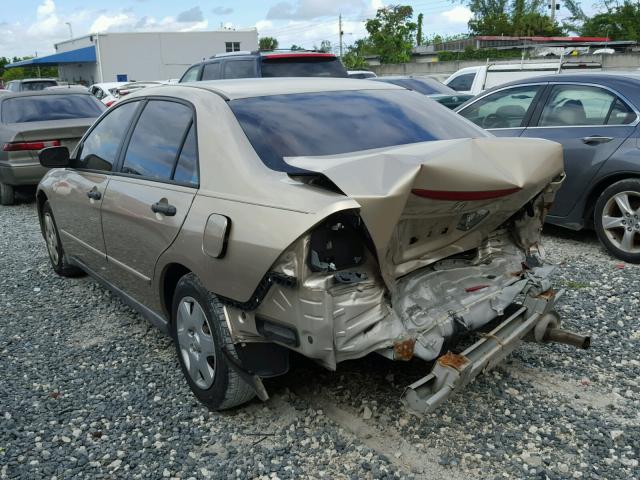 1HGCM56107A115573 - 2007 HONDA ACCORD GOLD photo 3