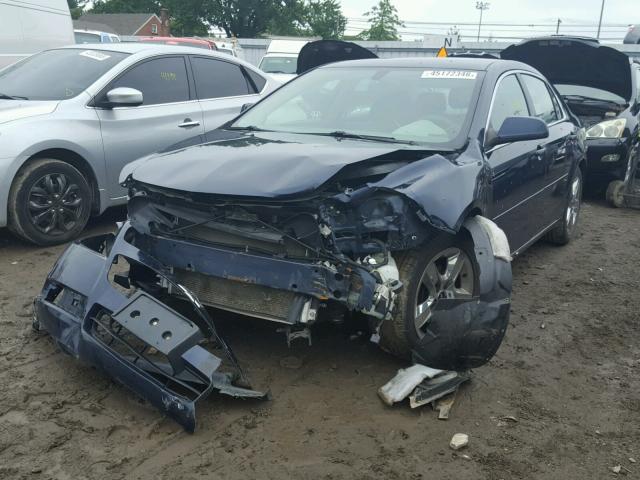 1G1ZC5EB1AF252854 - 2010 CHEVROLET MALIBU 1LT BLUE photo 2