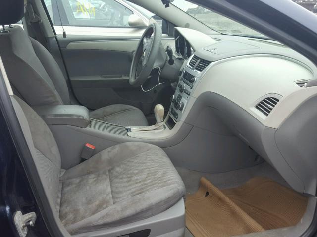 1G1ZC5EB1AF252854 - 2010 CHEVROLET MALIBU 1LT BLUE photo 5