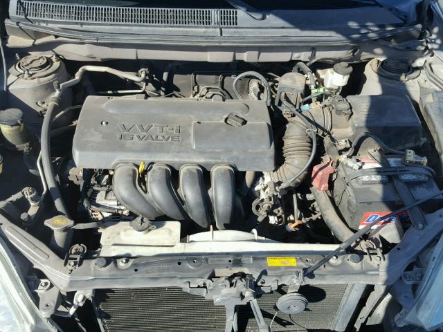 2T1KR32E34C195841 - 2004 TOYOTA COROLLA MA GRAY photo 7