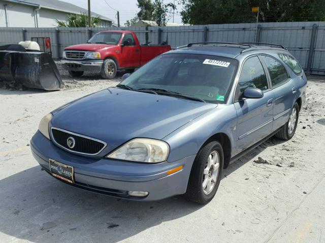 1MEFM59S1YA613748 - 2000 MERCURY SABLE LS P BLUE photo 2