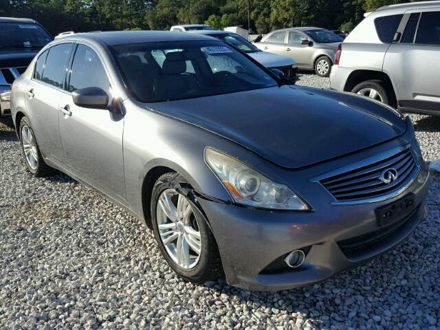 JN1CV6APXAM406054 - 2010 INFINITI G37 BASE GRAY photo 1