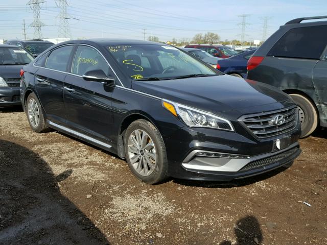 5NPE34AF6HH464397 - 2017 HYUNDAI SONATA SPO BLACK photo 1