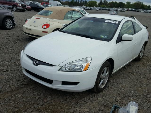 1HGCM72515A026774 - 2005 HONDA ACCORD LX WHITE photo 2