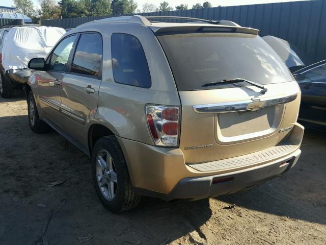 2CNDL73F756036554 - 2005 CHEVROLET EQUINOX LT GOLD photo 3