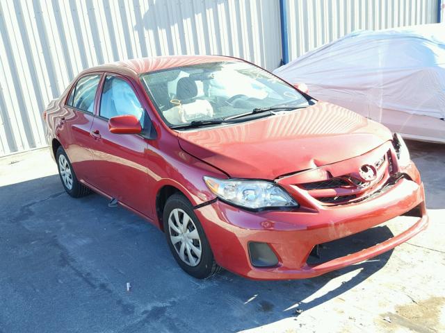 2T1BU4EE4CC792530 - 2012 TOYOTA COROLLA BA RED photo 1