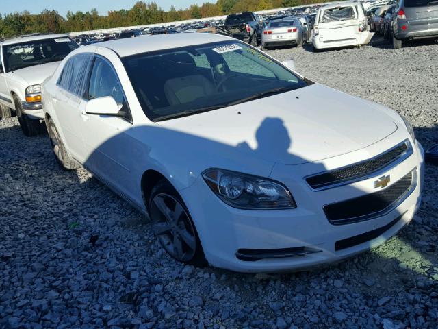 1G1ZC5EU3BF298883 - 2011 CHEVROLET MALIBU 1LT WHITE photo 1