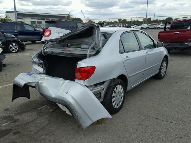 1NXBR32E47Z863505 - 2007 TOYOTA COROLLA LE SILVER photo 4