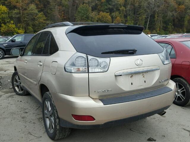 JTJHW31U472030022 - 2007 LEXUS RX TAN photo 3