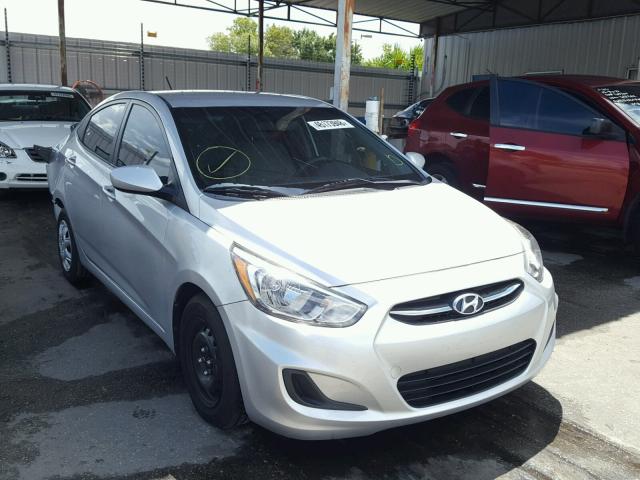 KMHCT4AE0GU941856 - 2016 HYUNDAI ACCENT SE SILVER photo 1