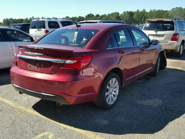 1C3CCBBG2DN532311 - 2013 CHRYSLER 200 TOURIN RED photo 4