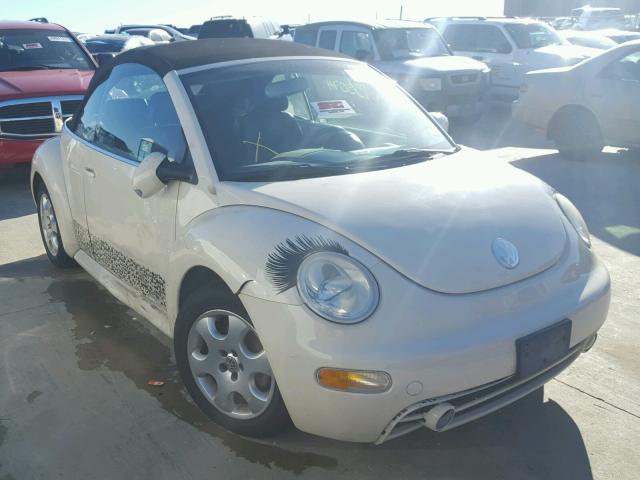 3VWCK21Y53M329542 - 2003 VOLKSWAGEN NEW BEETLE CREAM photo 1