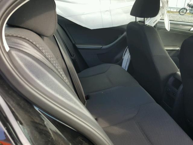 3VW2K7AJ9EM244153 - 2014 VOLKSWAGEN JETTA BASE BLACK photo 6