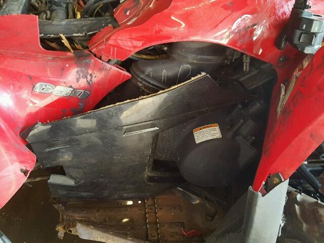 JKAVFEA183B544080 - 2003 KAWASAKI KVF650 A RED photo 7