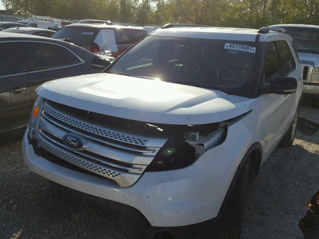 1FMHK7D93CGA93750 - 2012 FORD EXPLORER X WHITE photo 2