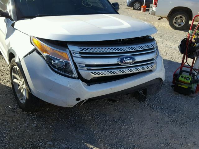 1FMHK7D93CGA93750 - 2012 FORD EXPLORER X WHITE photo 9