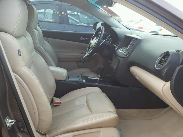 1N4AA5AP2CC869573 - 2012 NISSAN MAXIMA BROWN photo 5