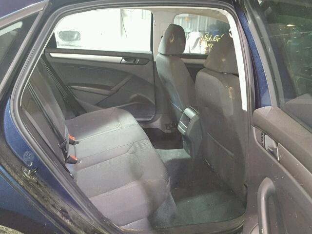 1VWAH7A39DC057555 - 2013 VOLKSWAGEN PASSAT S أزرق صورة 6