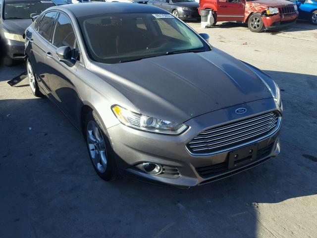 3FA6P0HR5DR323433 - 2013 FORD FUSION SE GRAY photo 1