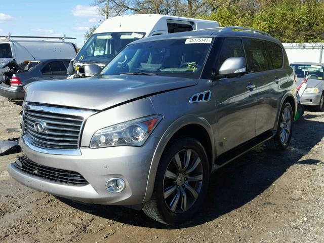 JN8AZ2NE5C9020341 - 2012 INFINITI QX56 GRAY photo 2